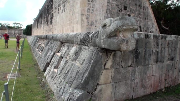 风之神庙，zone arque图伦玛雅遗址墨西哥。