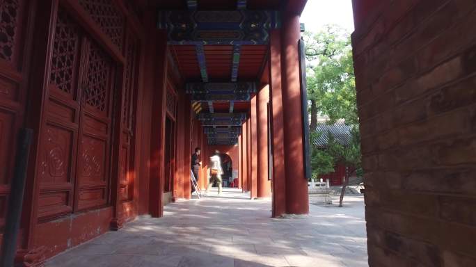 北京白云观道教徒首都北京名胜香客游人庙宇