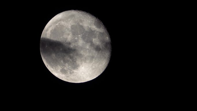 4K画质转接天文望远镜拍摄月亮清晰视频