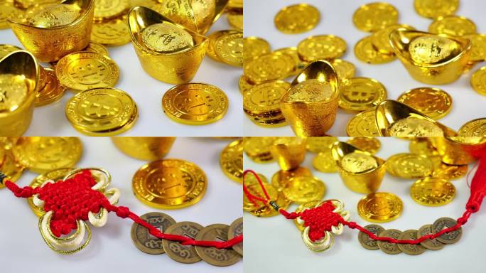（合集）金币金元宝比特币货币理财财富财产