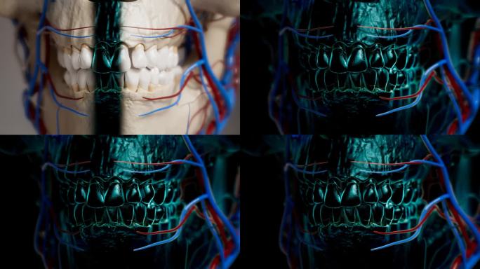 面部颅骨x光类型-静脉和神经