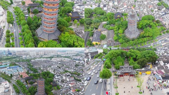 【5k合集2】航拍苏州北塔报恩寺北寺塔