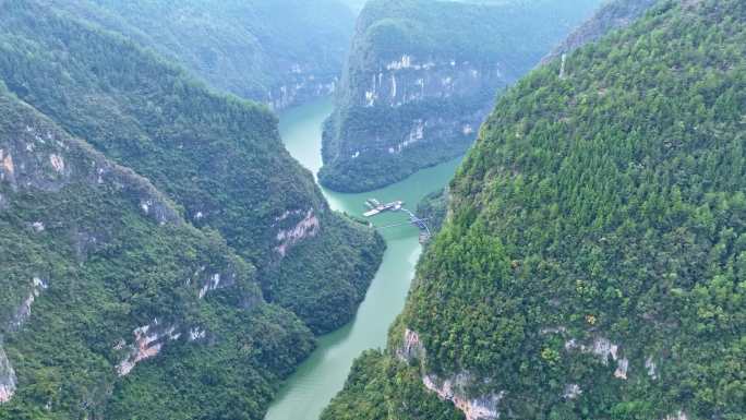 三峡蓄水后的高峡平湖美景