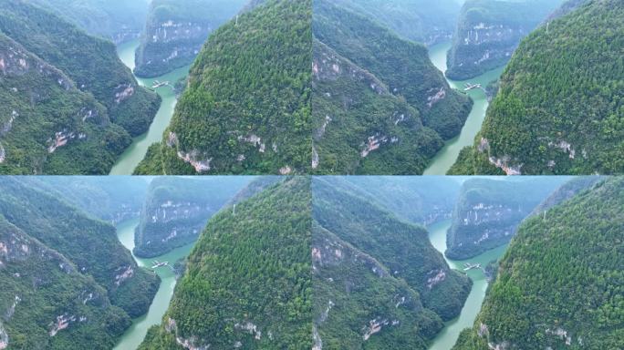 三峡蓄水后的高峡平湖美景