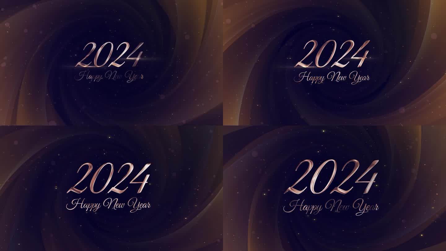 新年2024，新年2024问候，快乐图文