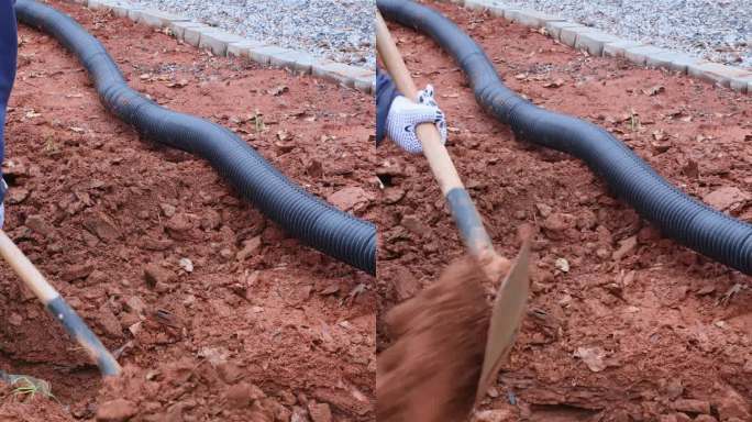 收集雨水需要安装排水管。
