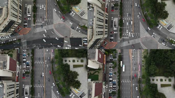 城市车流 人流 城市街道 沈阳