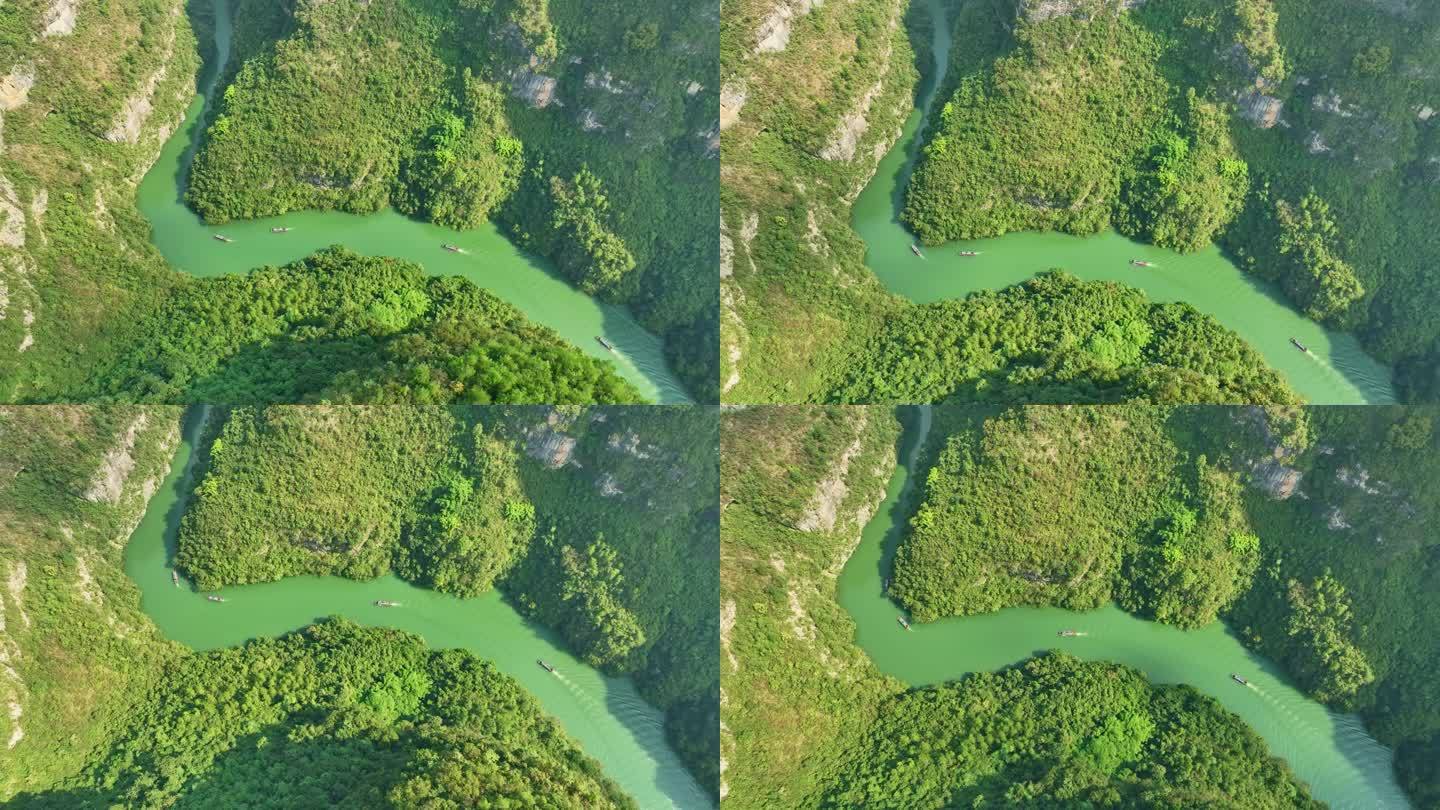 三峡蓄水后的高峡平湖美景