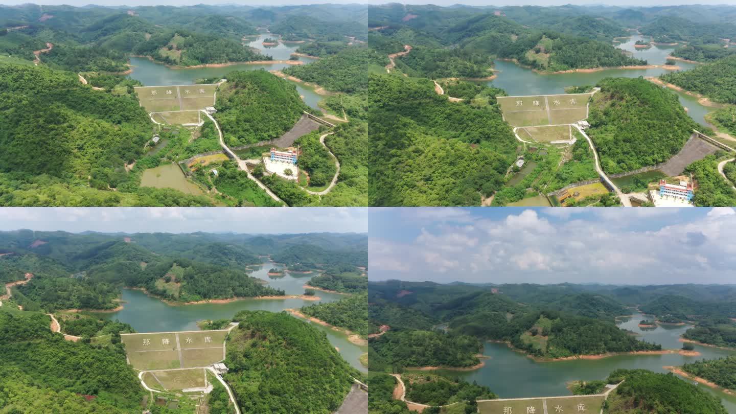 隆安那降水库航拍大景