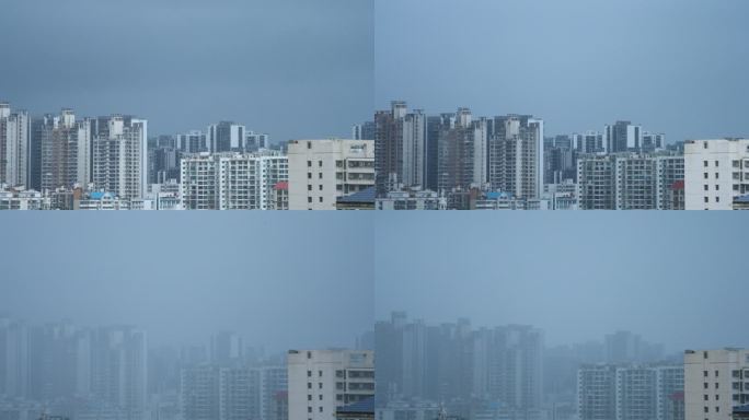 城市雨景-延时