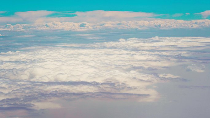 飞机高空云层
