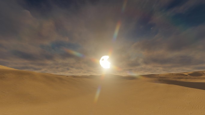 沙漠大漠荒漠穿梭地形地貌风光壮观大气景象