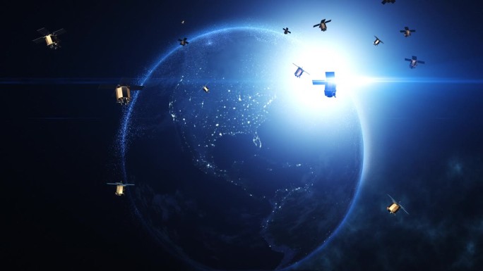 环绕地球飞行的卫星使高速互联网成为可能