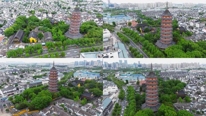 【5k合集1】航拍苏州北塔报恩寺北寺塔