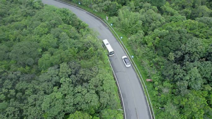 盘山路车辆路跑