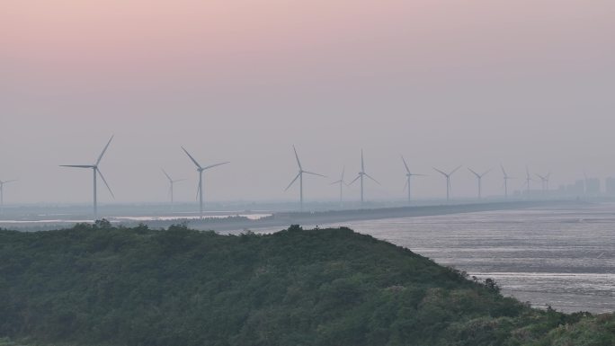 台州温岭东海塘航拍