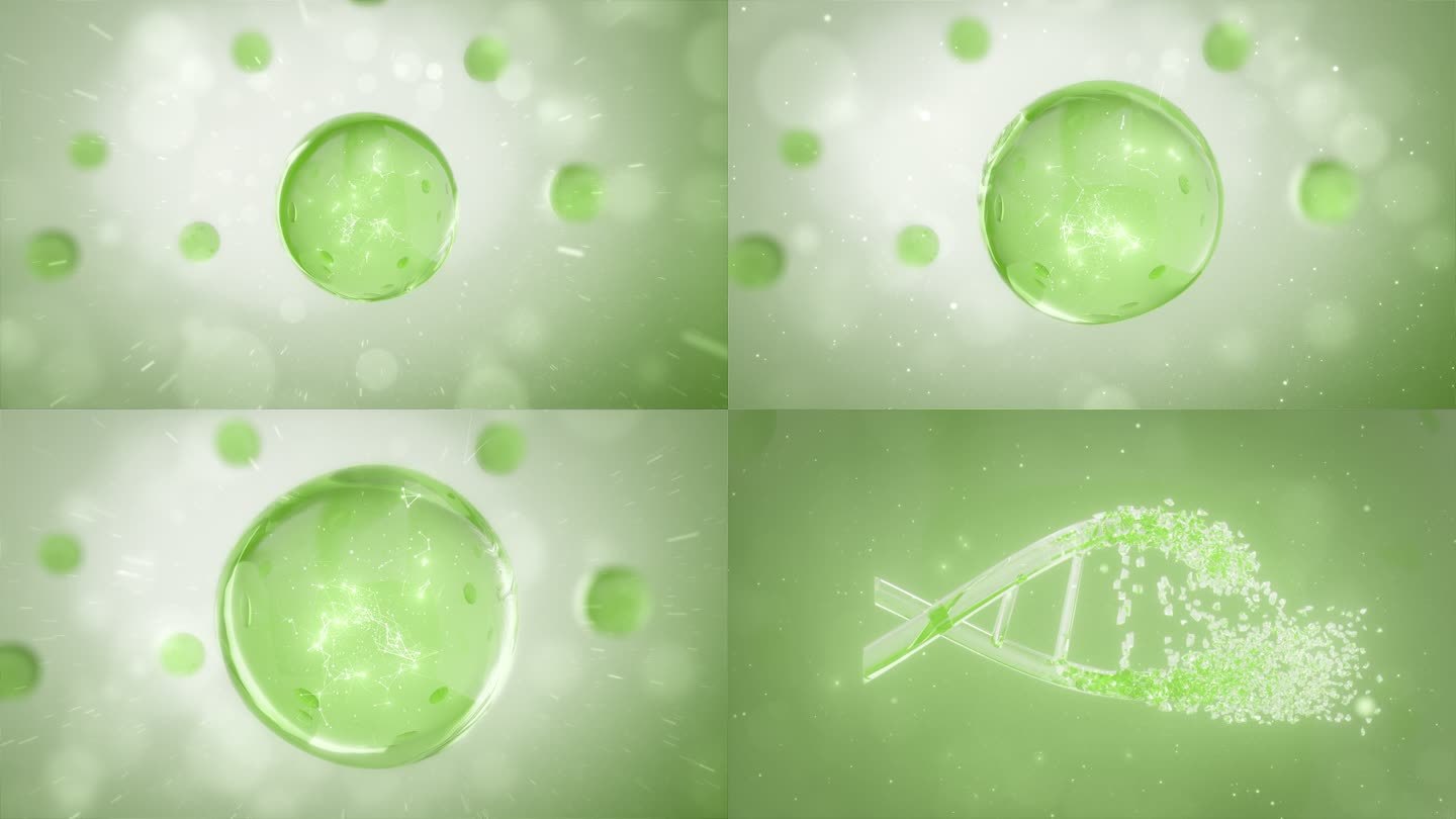 绿色DNA细胞修复水珠精华 化妆品医美