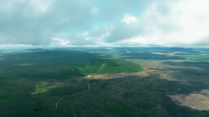 火山地貌地形火山群