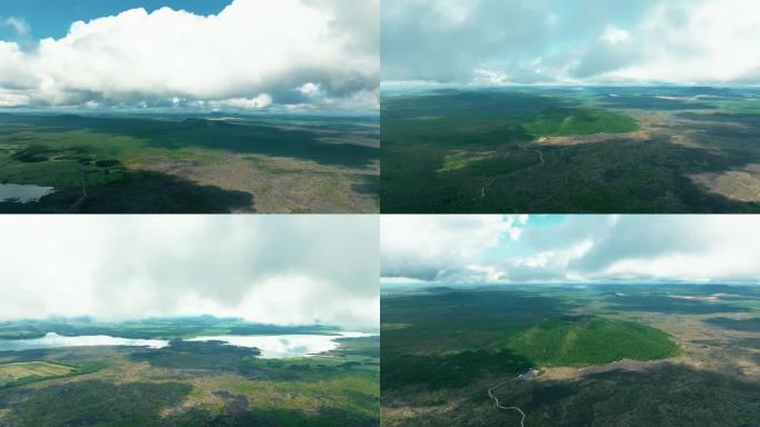 火山地貌地形火山群