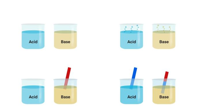 酸和碱，酸和碱的化学区别