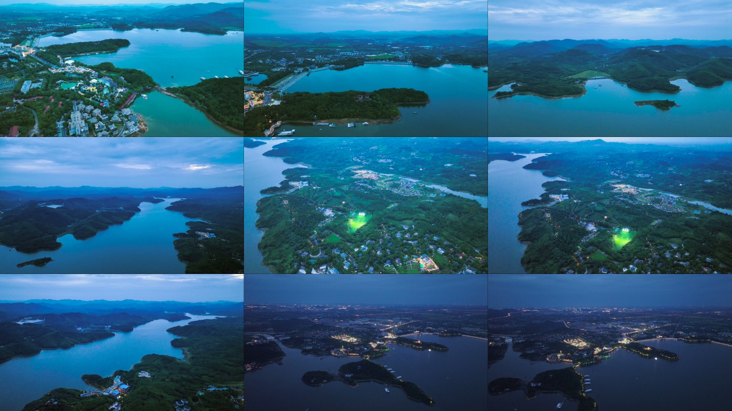 【7分半钟】天目湖夜景 涵田度假酒店