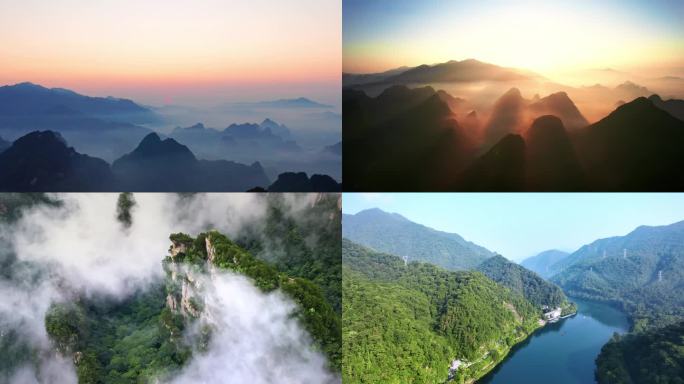 【4K合集】航拍中国山水自然 绿水青山
