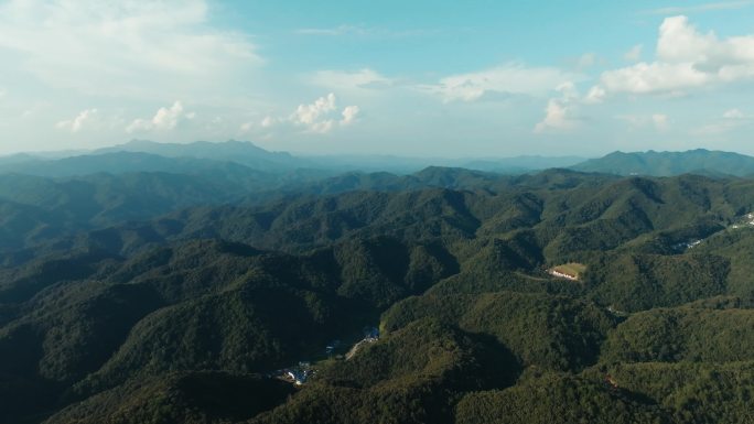 航拍大山群山山峦山脉