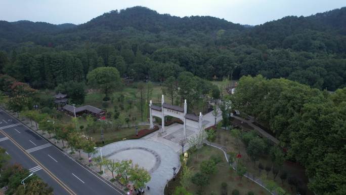 【4K】武汉江夏青龙山熊廷弼公园航拍