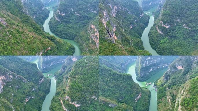 三峡蓄水后的高峡平湖美景