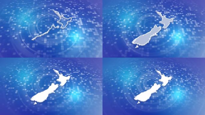 新西兰3D地图介绍
