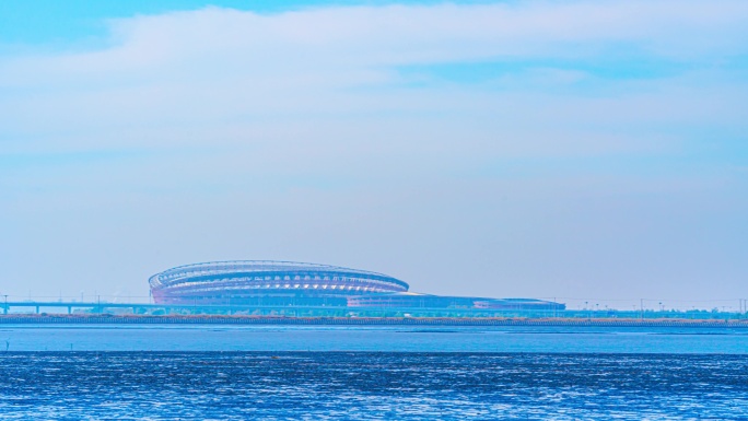 8K原创 盘锦红海滩体育中心延时