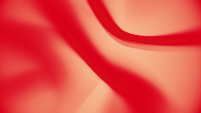 3D红色背景(Loopable)，抽象动画的概念，干净，美丽，柔软，闪亮，简单，漩涡，商业，科技，未