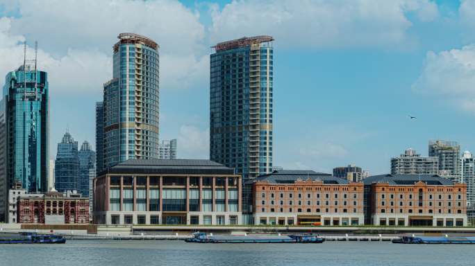 上海黄浦江外滩外白渡世界会客厅