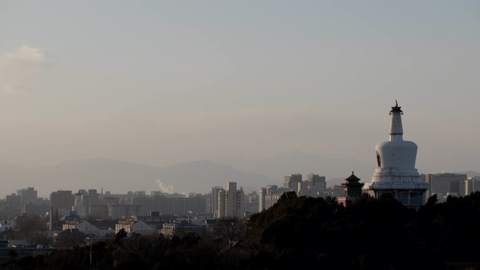 北京 白石塔公园  远景