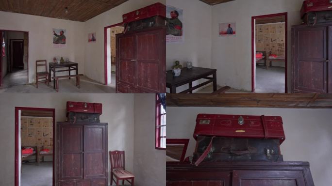 670年代简陋房间布置老家具旧物件