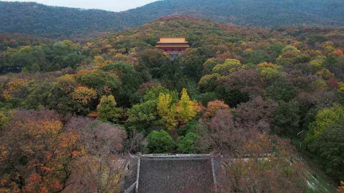 南京中山陵航拍