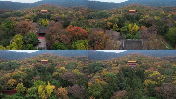 南京中山陵航拍