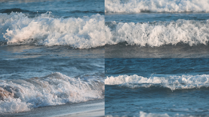 海浪潮水浪花升格高速摄影