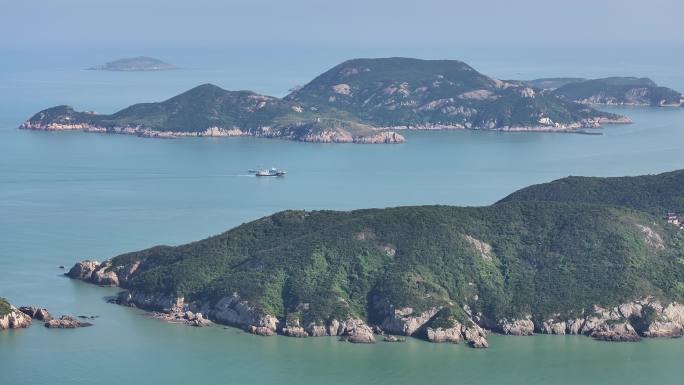 台州温岭石塘海岸线航拍