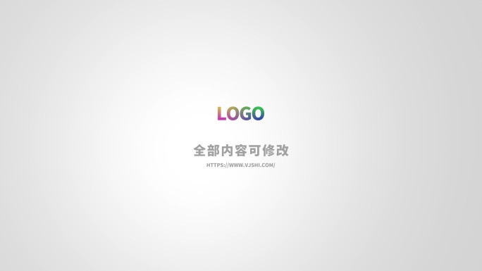 两版旋转弹出简洁logo标题头像展示片头