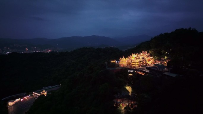 台北山上的夜景山上夜景台北夜景