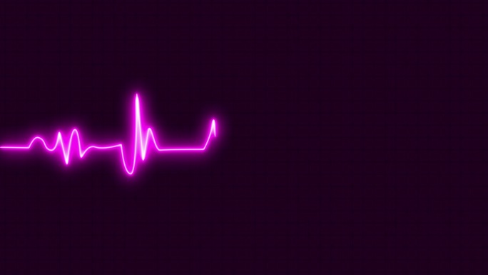 心脏心电图线。心电图显示心跳线。心电图，心脏脉搏。红色和白色。心跳脉搏率图