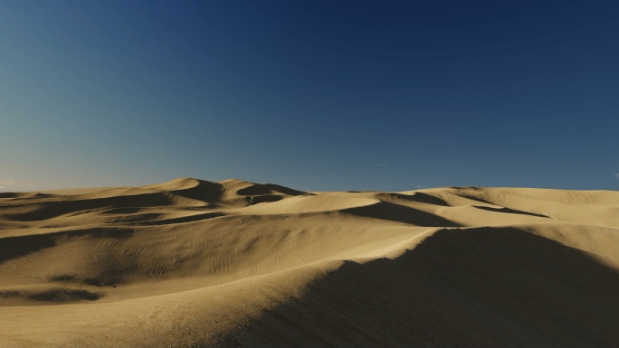 多组沙漠大漠荒漠日出太阳光影延时组合镜头