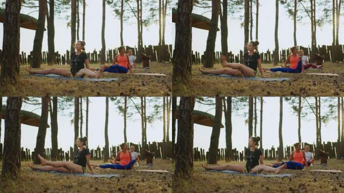 美丽松林减肥营，女性静坐与训练，运动与健康