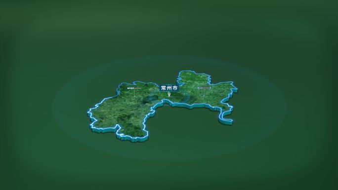 大气江苏省常州市面积人口基本信息地图展示