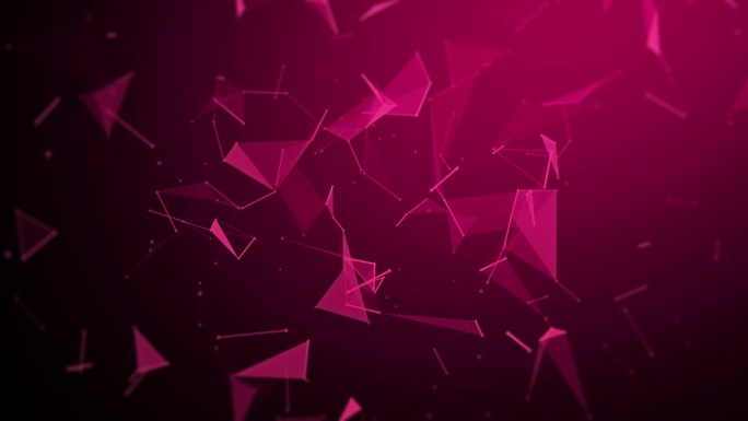 技术抽象背景概念三角形粉色三角形空中飘舞