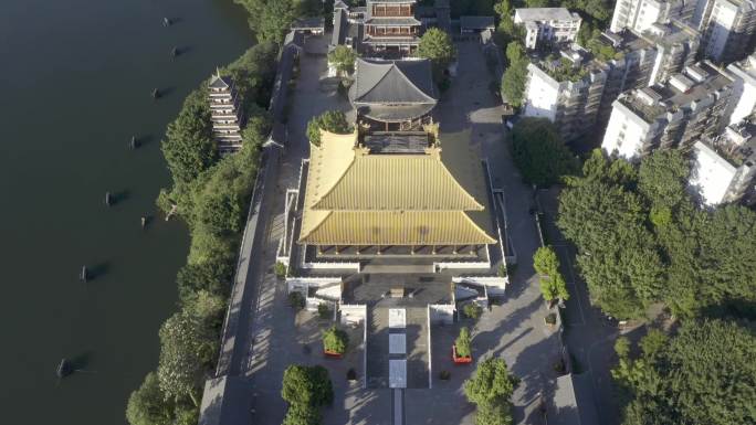 中国广西柳州文庙孔子庙航拍合集