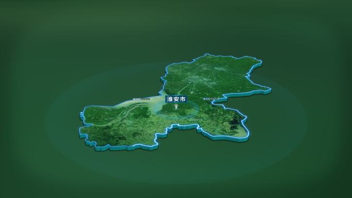 大气江苏省淮安市面积人口基本信息地图展示