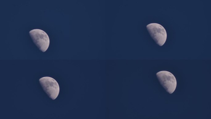 超长焦月亮延时摄影