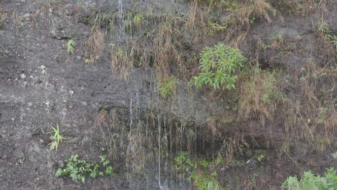 流泉飞瀑溶洞瀑布悬崖峭壁山泉水飞流直下